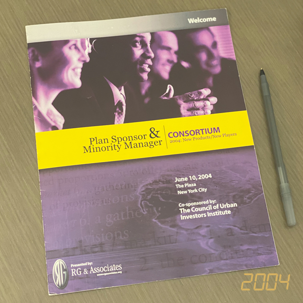 Consortium 2004 program
